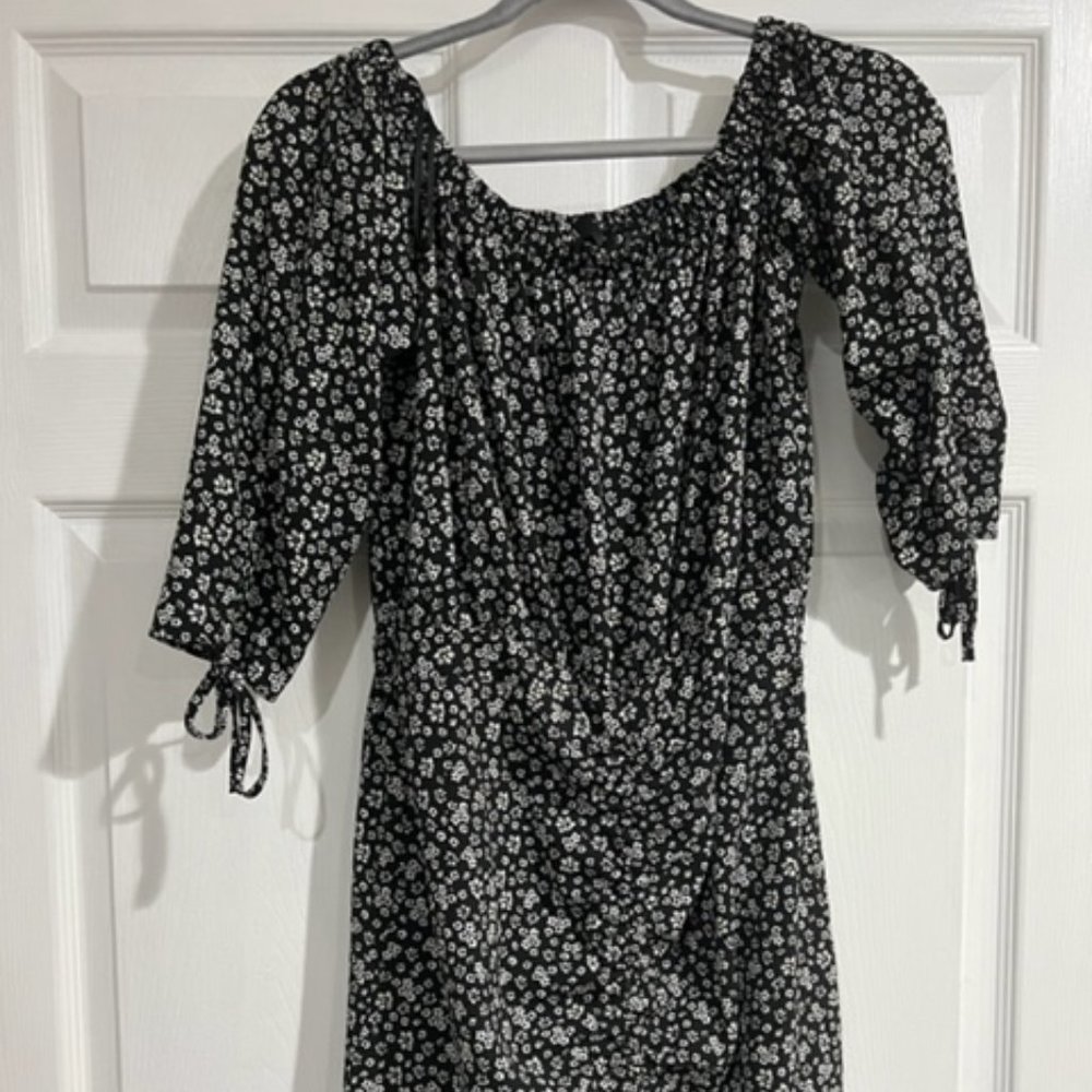 Floral Dress Great for Fall and Winter